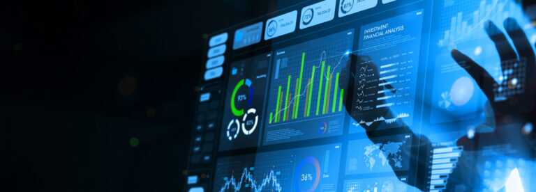 Analyst Working With Business Analytics And Data Management Syst