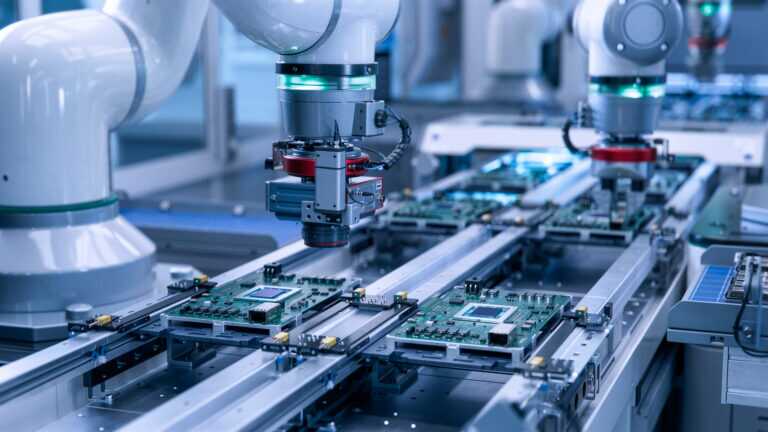 Component Installation And Quality Control Of Circuit Board. Ful